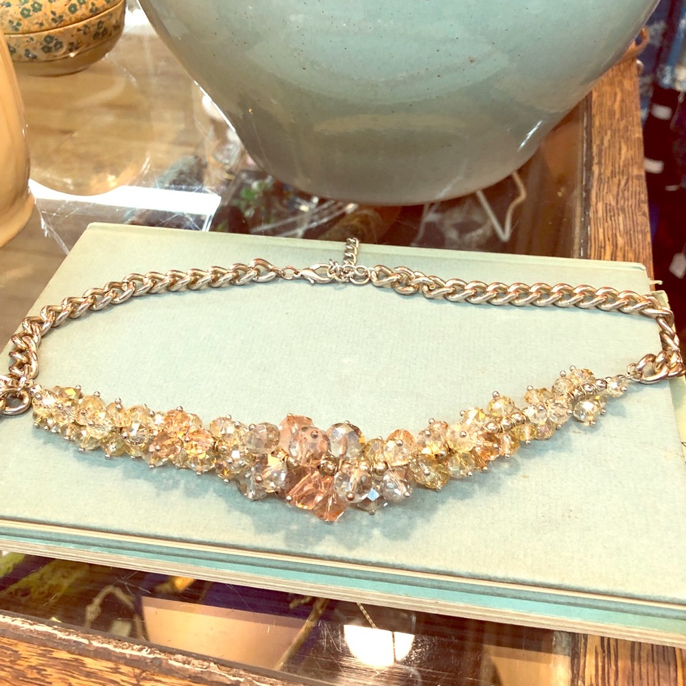 Vintage crystal necklace